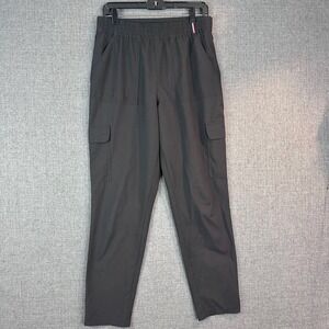 Tommy Hilfiger Sport Cargo Pants Gray Size S P CH Elastic Waist Pockets‎ Casual
